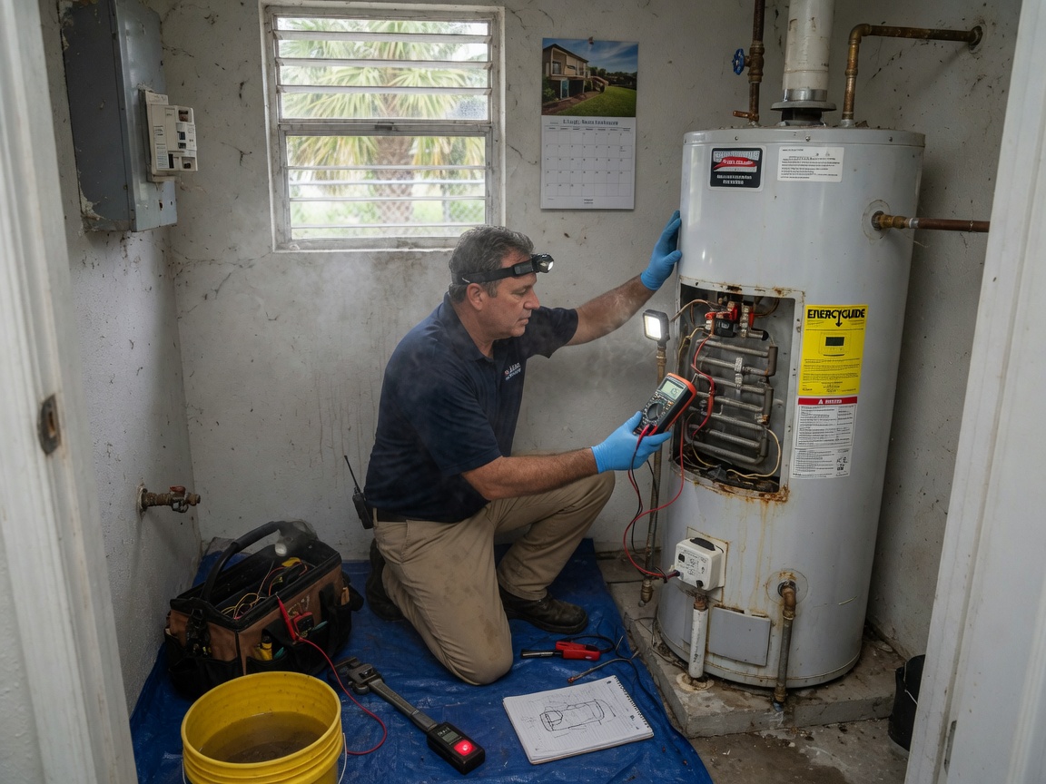 Water Heater Not Producing Hot Water in Lehigh Acres, FL
